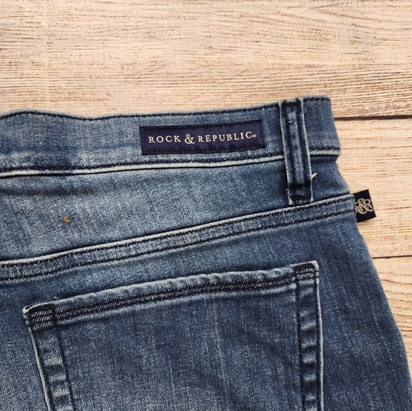 Rock & Republic Pixie Metal Stud Zipper‎ Jean Shorts - Picture 5 of 7